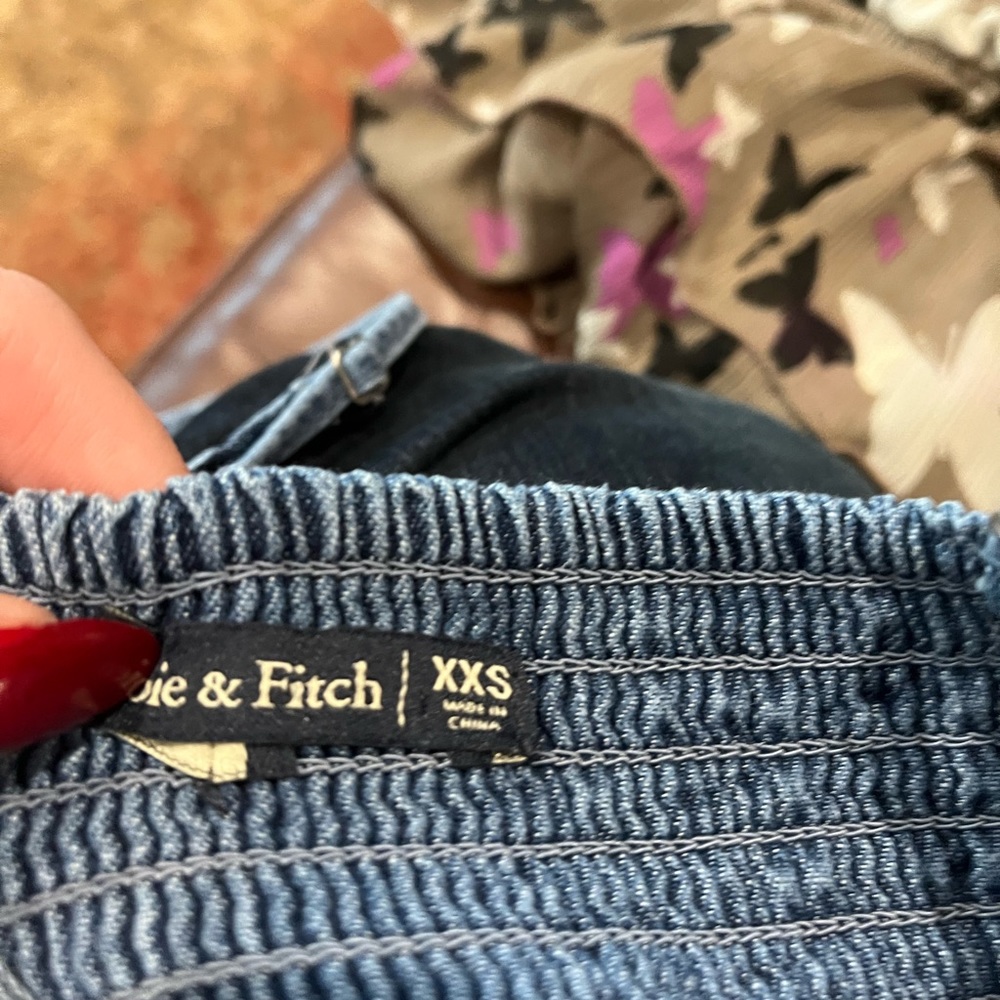 Abercrombie and Fitch jean romper size xxs